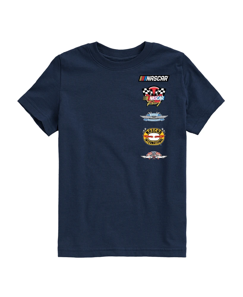 Nascar Big Boys Racing Logos Graphic T-Shirt
