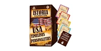 Quokka Usa History & Personality Board Card Game - Istoria 500 Cards - Educational Games for Kids 15+ and Adults