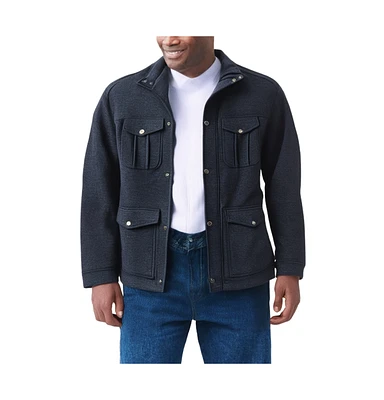 KingSize Tall Sweater Fleece Multi-Pocket Jacket