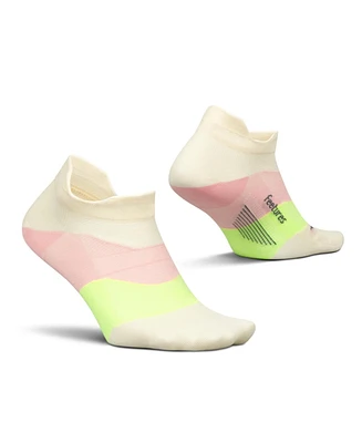 Feetures Men's Elite Ultra Light Cushion Ankle Socks - Sport Sock with Targeted Compression
