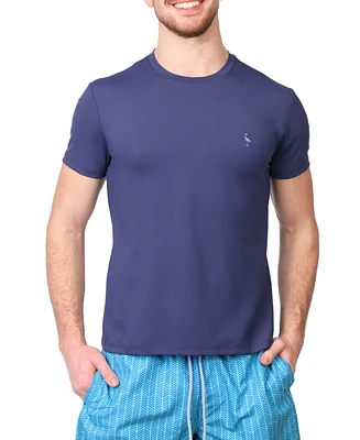Tailorbyrd Men's Solid Performance Short Sleeve Rashguard