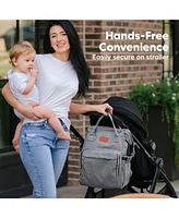 KeaBabies Original Diaper Bag Backpack, Multi-Functional Baby Bags with Changing Pad