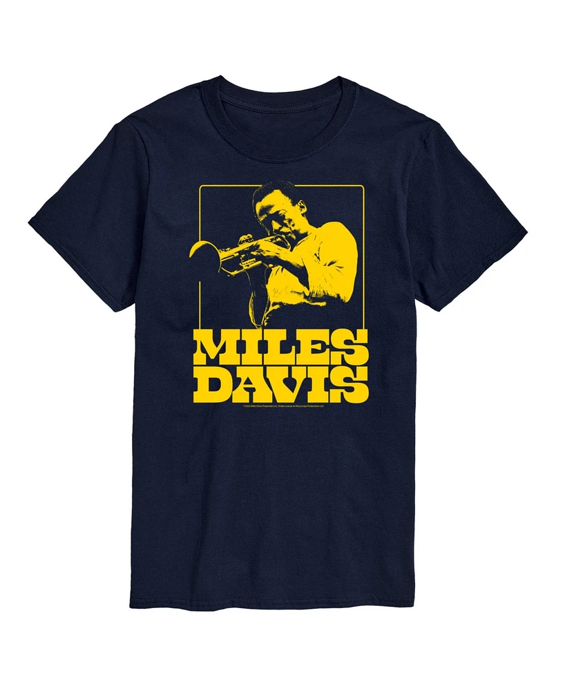 Airwaves Men's Miles Davis Short Sleeve T-Shirt