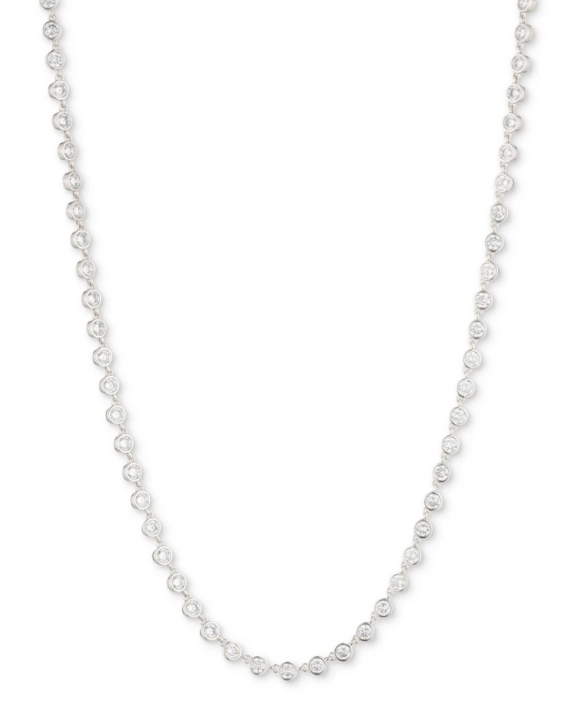 Lauren Ralph Cubic Zirconia Tennis Necklace, 16" + 3" extender