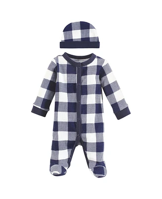 Hudson Baby Baby Boys Hudson Cozy Thermal Preemie Collection with Beanie
