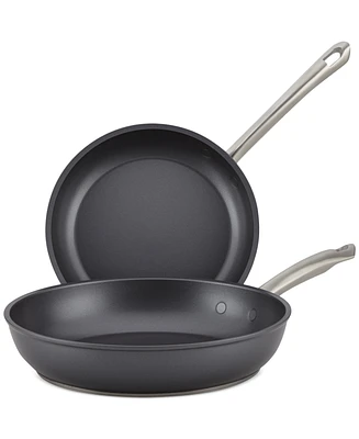 Anolon Accolade Hard-Anodized Precision Forge 2-Pc. Skillet Set