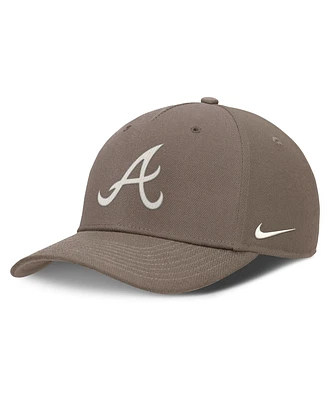 Nike Men's Brown Atlanta Braves Rise Performance Adjustable Hat
