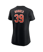 Nike Women's Corbin Burnes Black Baltimore Orioles Fuse Name Number T-Shirt