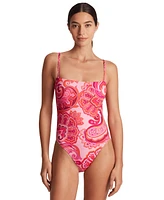 Lauren Ralph Women's Printed One-Piece Swimsuit