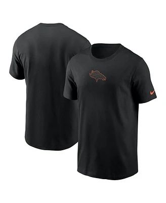 Nike Men's Black Denver Broncos Logo Color Pop T-Shirt