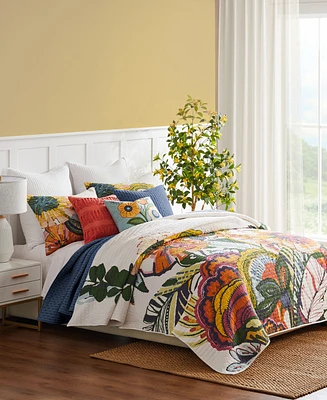 Levtex Grandiflora Overgrown Garden 3-Pc. Quilt Set