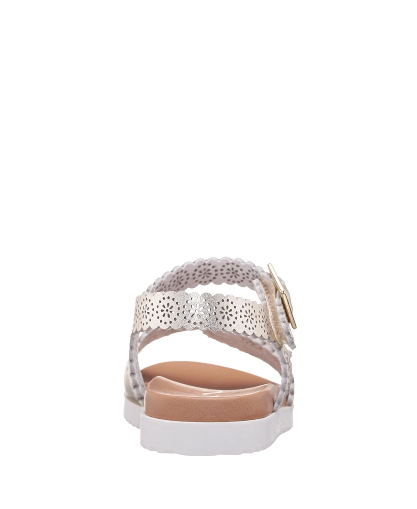 Nina Big Girls Saturn Footbed Sandals