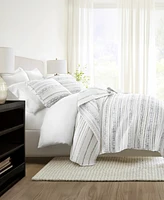 ienjoy Home Relic Stripe Reversible 2-Pc. Quilt Set, Twin/Twin Xl