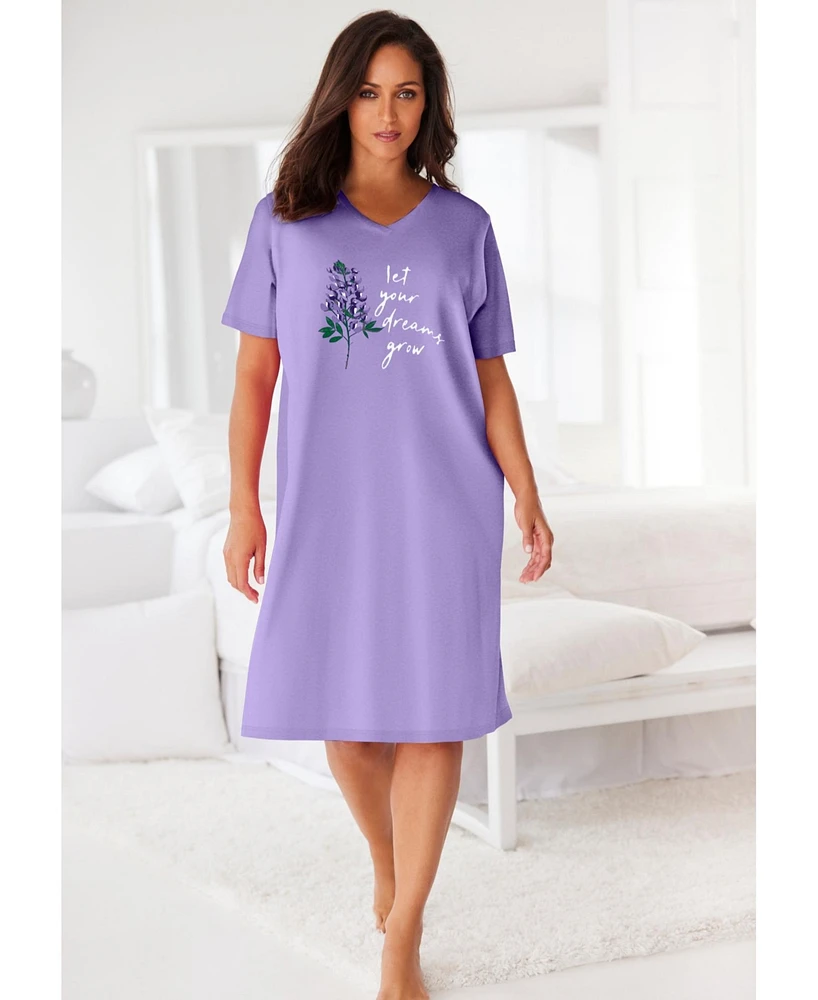 Only Necessities Women's Graphic Sleepshirt