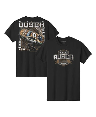 Richard Childress Racing Team Collection Men's Black Kyle Busch 8 Rebel T-Shirt