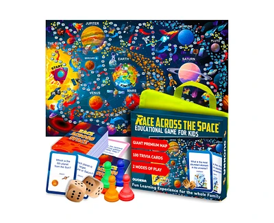 Quokka Geography Board Game for Kids - Certifed 6+ years, Recommended Age 8-12 years