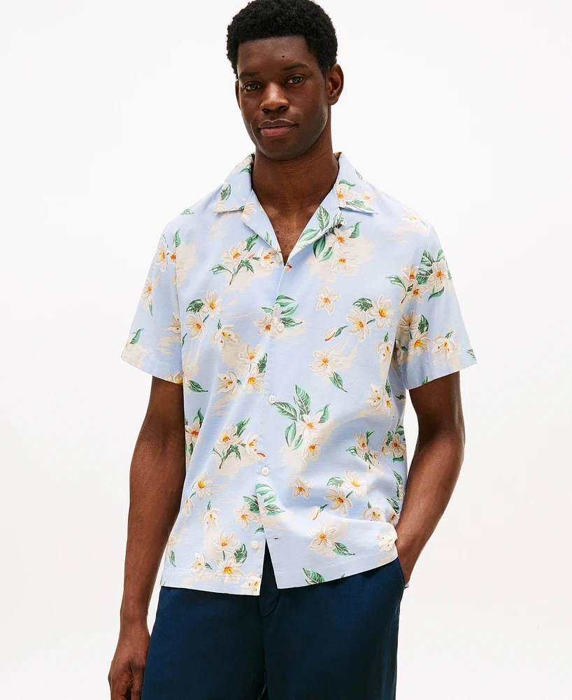 Tommy Hilfiger Men's Regular-Fit Floral Camp Shirt