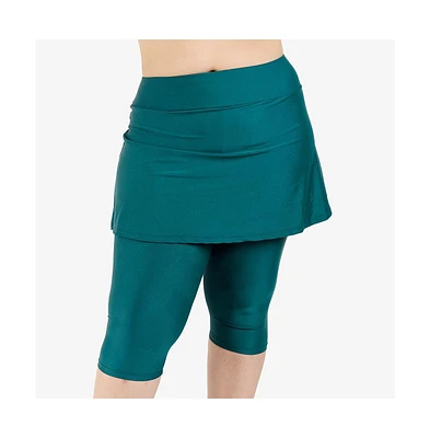 Calypsa Plus Skirted Swim Capris