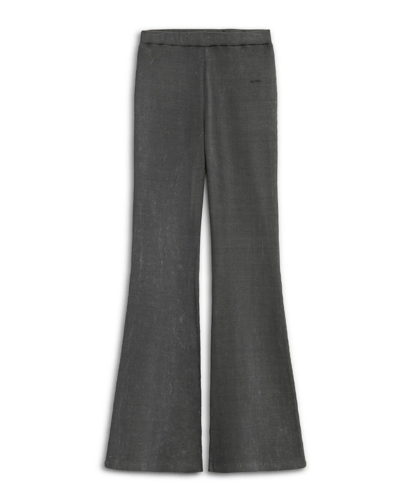 Nocturne Women's Ribbed Bell-Bottom Pants