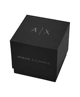 A|X Armani Exchange Men's Sync Quartz Chronograph Green Silicone Watch, 44mm