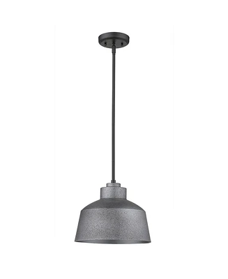 Barnes 1-Light Gray Convertible Pendant