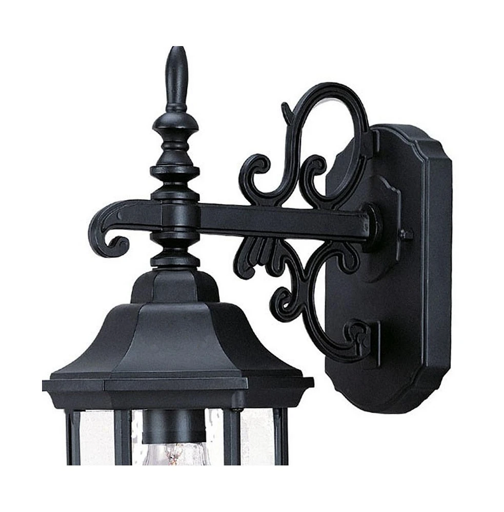 Domed Hanging Glass Lantern Wall Light for Entryway Patio or Hallway