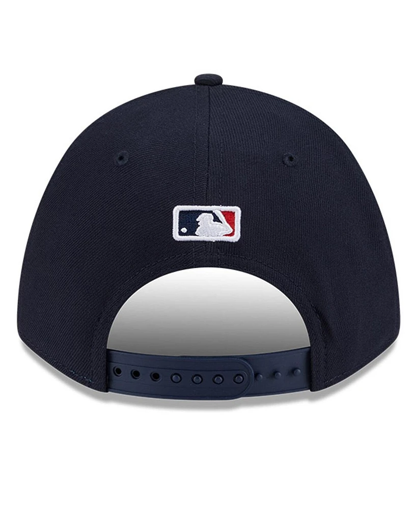 New Era Men's Navy Minnesota Twins Player Replica 9Forty Adjustable Hat