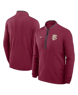 Nike Men's Garnet Florida State Seminoles Baseball Logo Victory Performance Half-Zip Pullover Hoodie