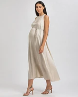 Pietro Brunelli Maternity Maternity Sleeveless Satin-Touch Special Occasions Clarissa Dress