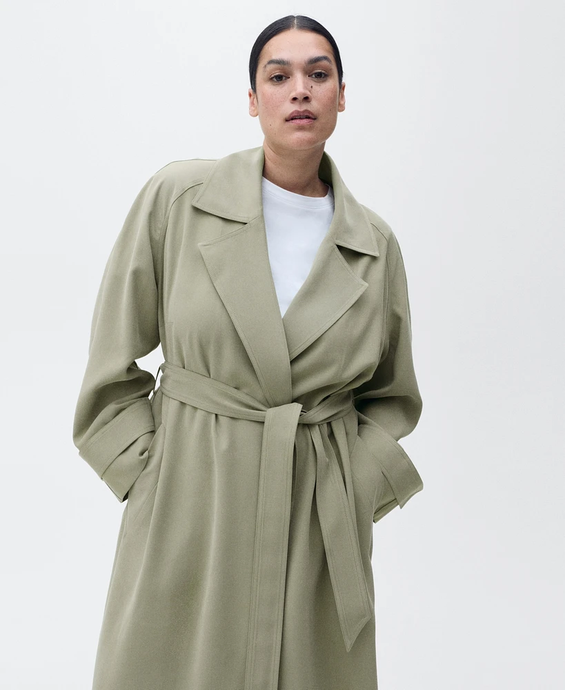 Mango Women's Soft Belt Trench Coat