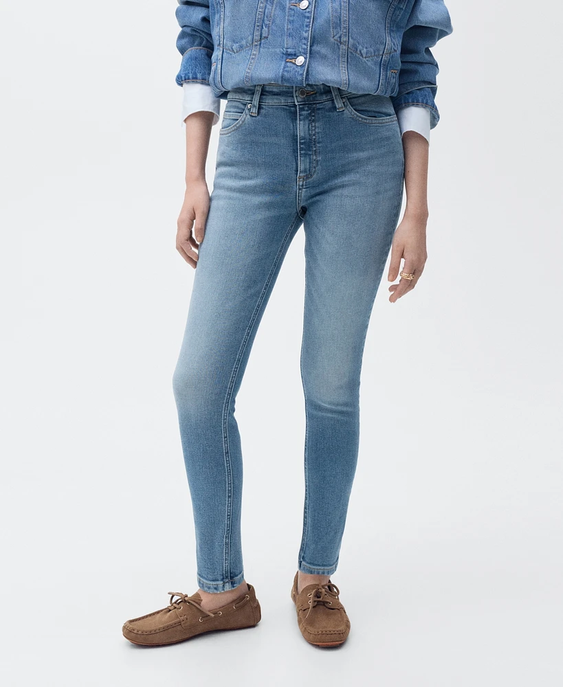 Mango Women's Mid-Rise Skinny Jeans