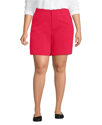 Lands' End Women's Classic 7" Chino Shorts