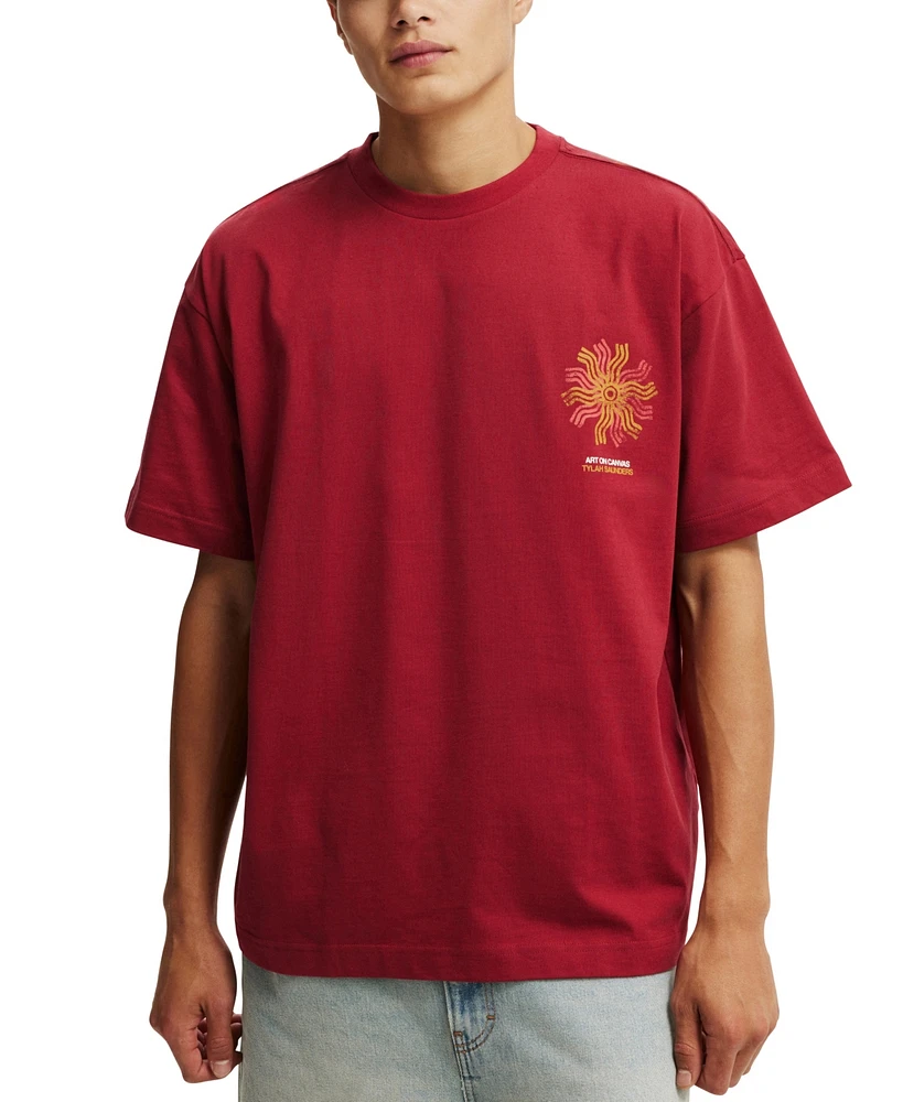 Cotton On Men's Box Fit Short Sleeve T-Shirt