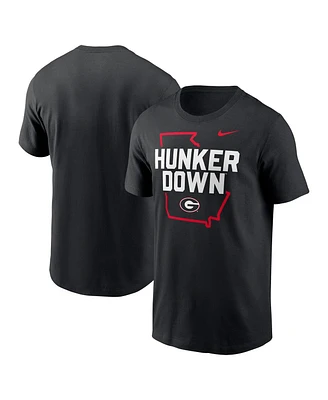 Nike Men's Black Georgia Bulldogs Campus Local T-Shirt