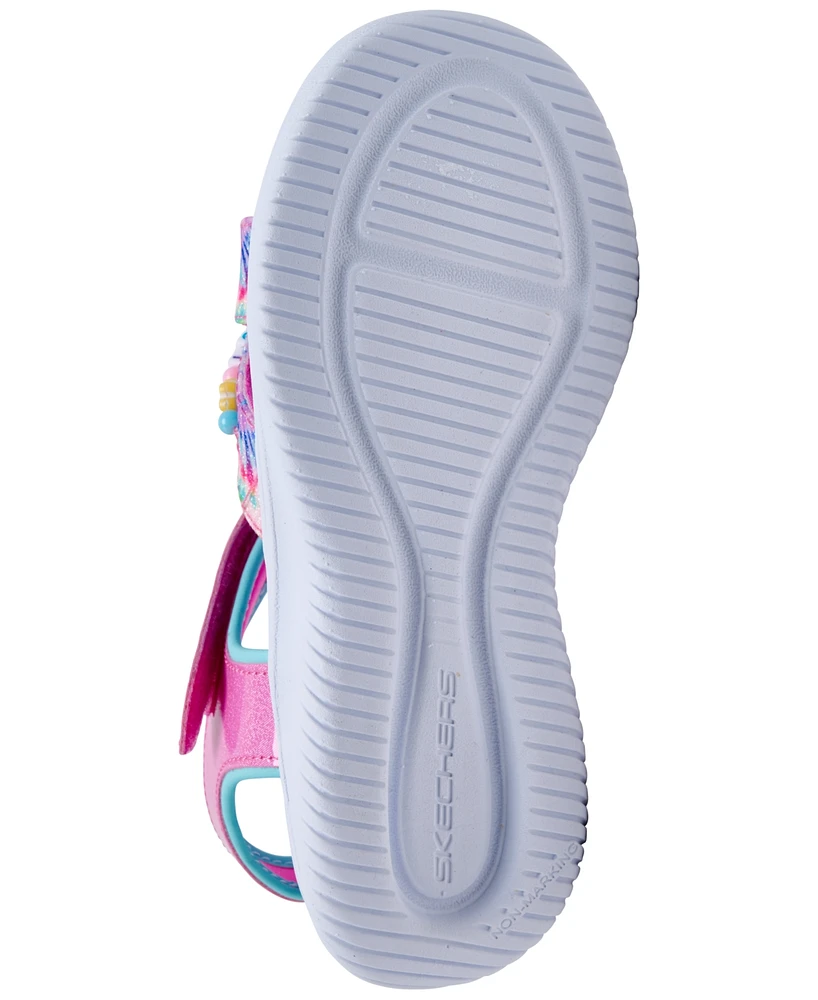 Skechers Little Girls' Jumpsters Sandal - Tie Dye BFFs Sandals from Finish Line