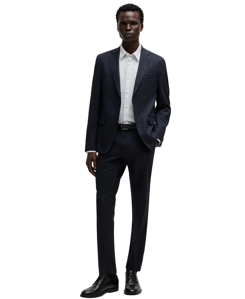 Boss by Hugo Men's Slim-Fit Printed Dress Shirt