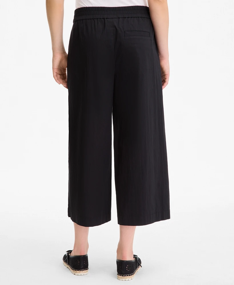 On 34th Women's High-Rise Cropped Wide-Leg Pants, Exclusively at Macy's