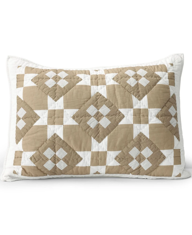 Lands' End Barn Star Quilt Sham