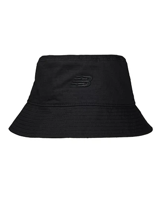 New Balance Men's Flying Logo Black Bucket Hat S/M