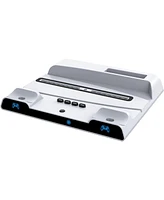 Sony Playstation 5 Slim Disc with Extra Controller, Charging Usb Hub and MightySkins Decal Voucher + 2 Year Cps Extended Warranty