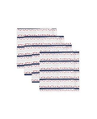 Tableau Mini Stars Set of 4 Placemats, 8.25" x 8.25"