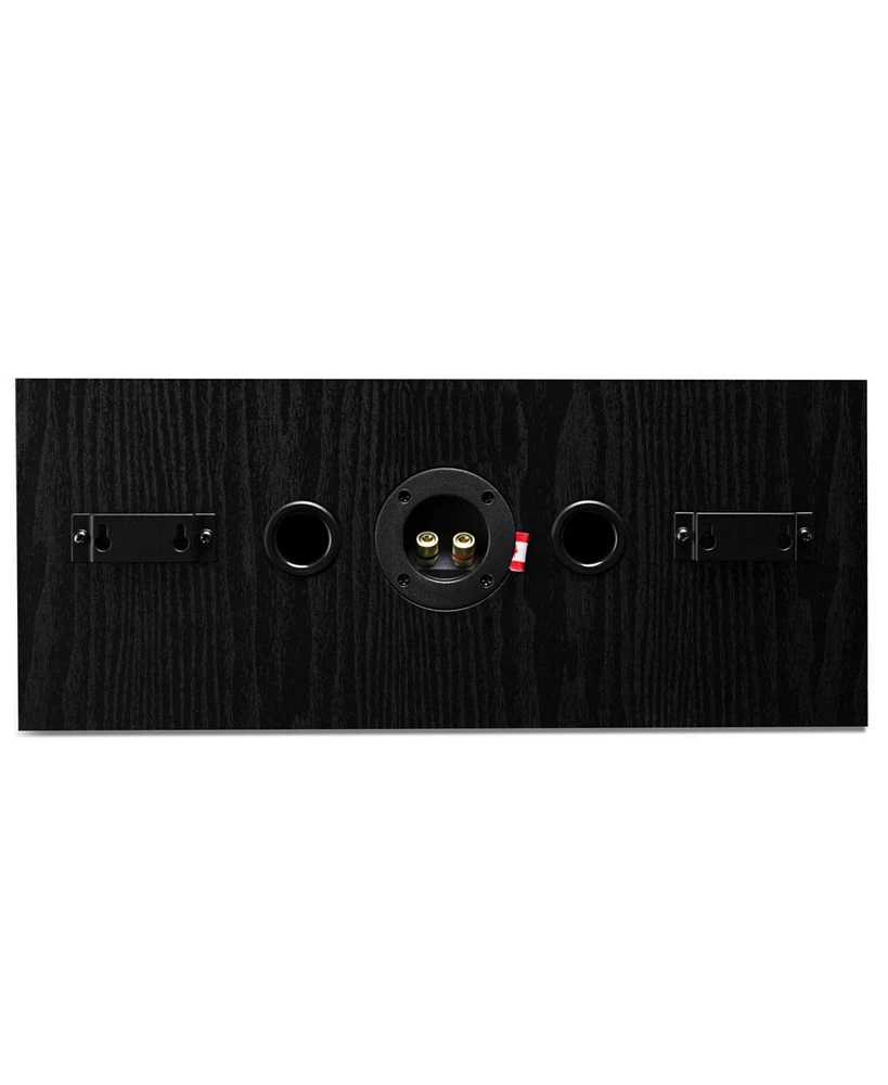 Fluance Signature HiFi 2-Way Center Channel Speaker for Enhanced Dialogue and Vocals Home Theater Surround Sound Systems - Natural Walnut (Hfcw)