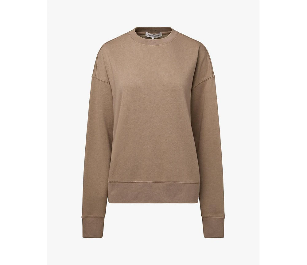WeWoreWhat Women's Oversized Crewneck Sweatshirt
