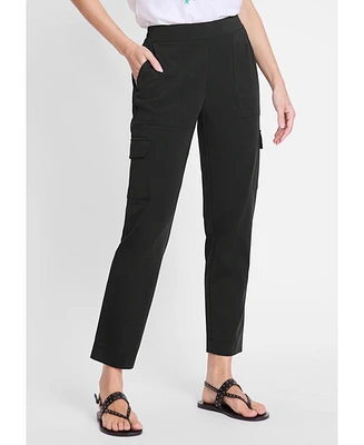 Olsen Women's Mona Fit Straight Cropped Cargo Pant
