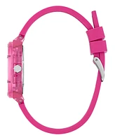 Guess Women's Analog Pink Silicone Watch, 34mm