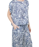 Fever Women's Print Drawstring Pant