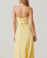 Astr the Label Women's Katherine Tie-Front Midi Dress