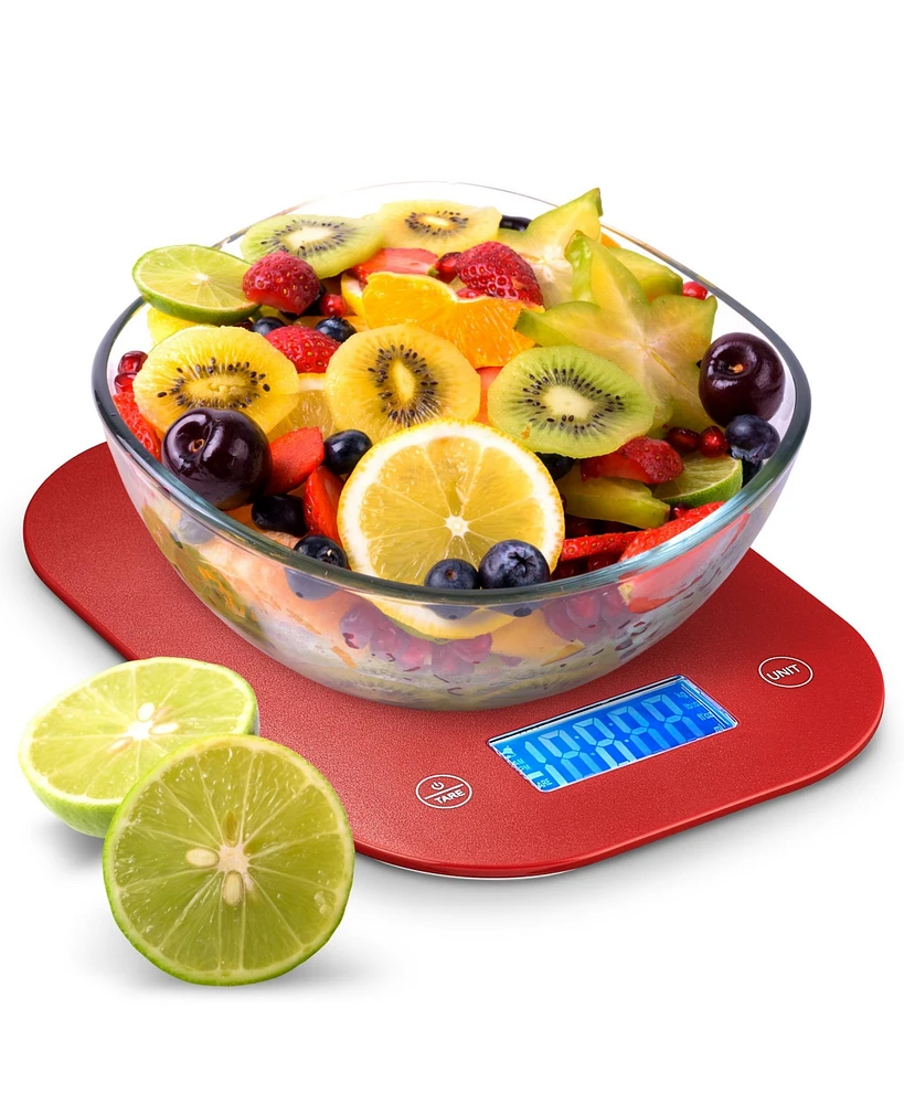 Cheer Collection Kitchen Scale - Red