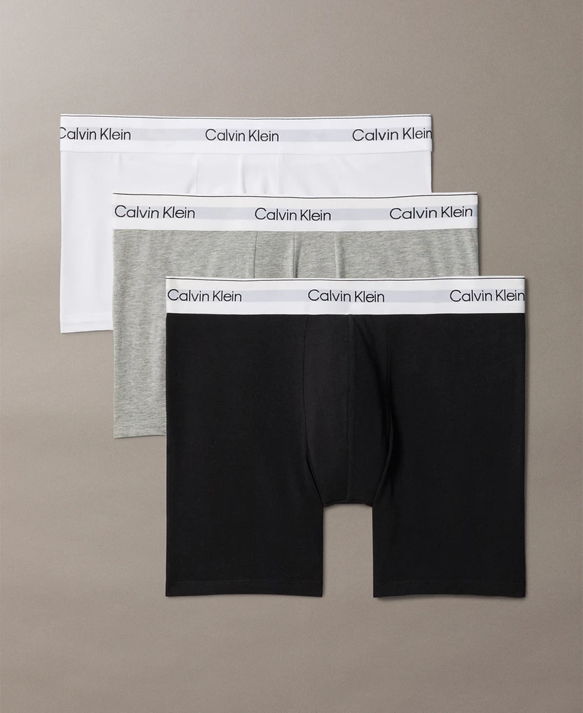 Calvin Klein Men's 3-Pk. Icon Stretch Boxer Briefs