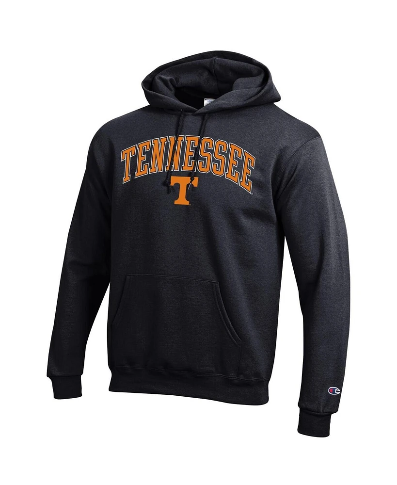 Champion Men's Black Tennessee Volunteers Arch Over Logo Pullover Hoodie